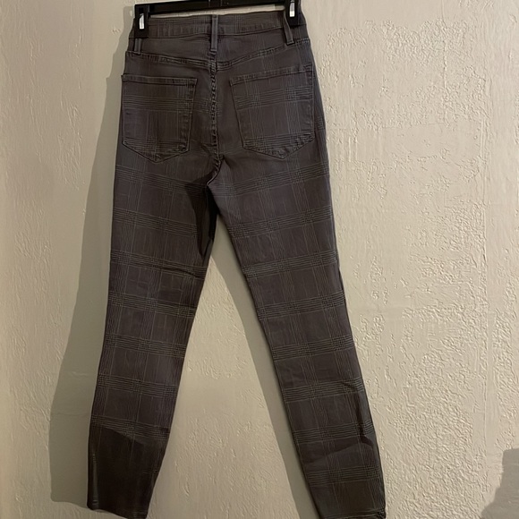 Frame Ali high-rise in grey plaid - Picture 11 of 11